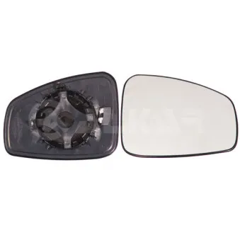 Verre de rétroviseur, rétroviseur extérieur ALKAR 6432236