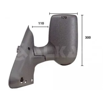 Rétroviseur extérieur ALKAR 9202960