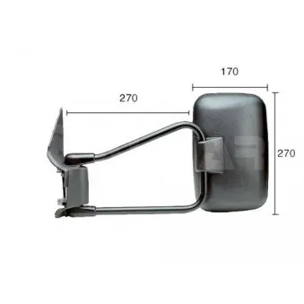 Rétroviseur extérieur ALKAR 9202962