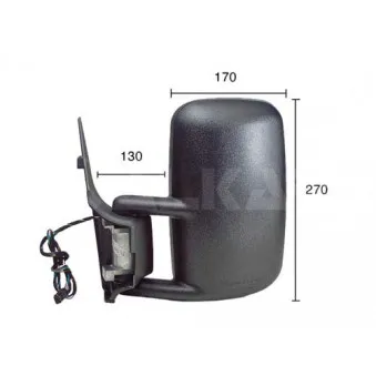 Rétroviseur extérieur ALKAR 9225910