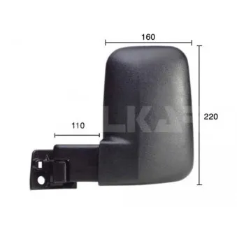 Rétroviseur extérieur ALKAR 9262961