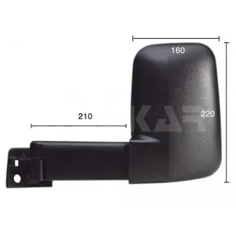 Rétroviseur extérieur ALKAR 9264961
