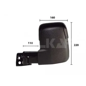 Rétroviseur extérieur ALKAR 9266961