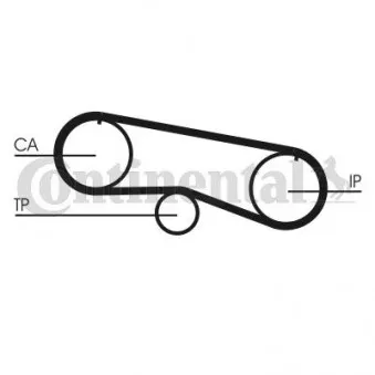 Kit de distribution CONTITECH CT933K1