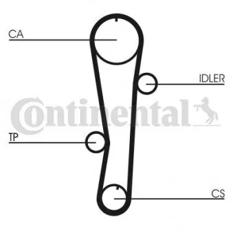 Pompe à eau + kit de courroie de distribution CONTITECH CT942WP1