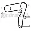 Kit de distribution CONTITECH CT968K1 - Visuel 2