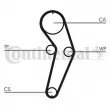 Pompe à eau + kit de courroie de distribution CONTITECH CT988WP2 - Visuel 2