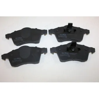 Jeu de 4 plaquettes de frein avant AUTOMEGA 120043310
