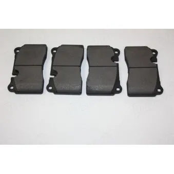 Jeu de 4 plaquettes de frein avant AUTOMEGA 120043910