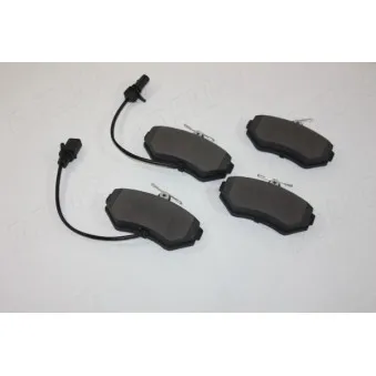 Jeu de 4 plaquettes de frein avant AUTOMEGA 120044510