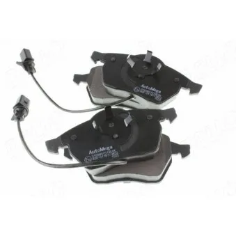Jeu de 4 plaquettes de frein avant AUTOMEGA 120044610