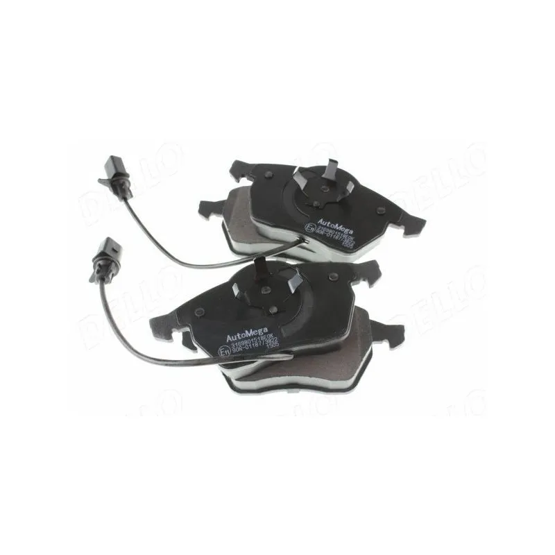 Jeu de 4 plaquettes de frein avant AUTOMEGA 120044610