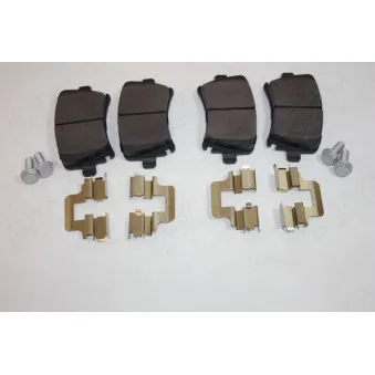 Jeu de 4 plaquettes de frein arrière AUTOMEGA 120045210