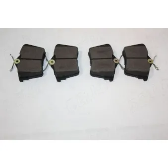 Jeu de 4 plaquettes de frein arrière AUTOMEGA 120058110