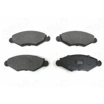 Jeu de 4 plaquettes de frein avant AUTOMEGA 120058210