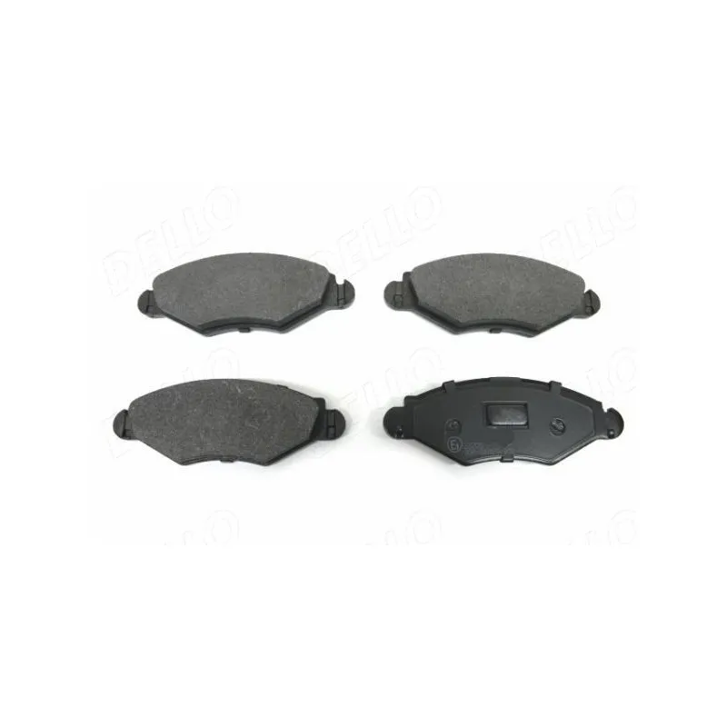 Jeu de 4 plaquettes de frein avant AUTOMEGA 120058210