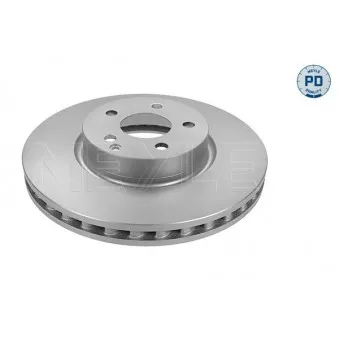 Jeu de 2 disques de frein avant MEYLE 015 521 0039/PD