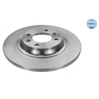 Jeu de 2 disques de frein arrière MEYLE 11-15 523 0012