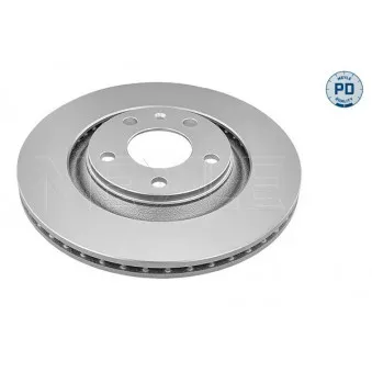 Jeu de 2 disques de frein arrière MEYLE 115 523 0032/PD