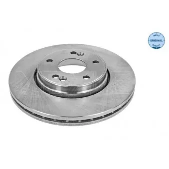 Jeu de 2 disques de frein avant MEYLE 16-15 521 0014