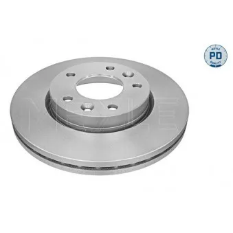 Jeu de 2 disques de frein avant MEYLE 28-15 521 0021/PD