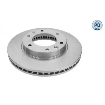 Jeu de 2 disques de frein avant MEYLE 28-15 521 0024/PD