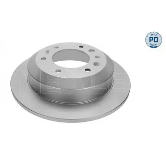 Jeu de 2 disques de frein arrière MEYLE 28-15 523 0013/PD
