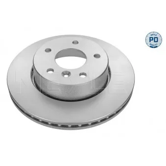 Jeu de 2 disques de frein avant MEYLE 45-15 521 0005/PD