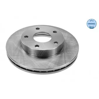 Jeu de 2 disques de frein avant MEYLE 715 521 7015