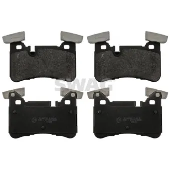 Jeu de 4 plaquettes de frein arrière SWAG