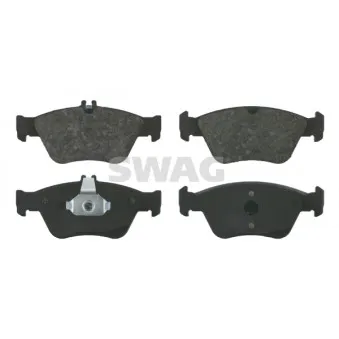 Jeu de 4 plaquettes de frein avant SWAG