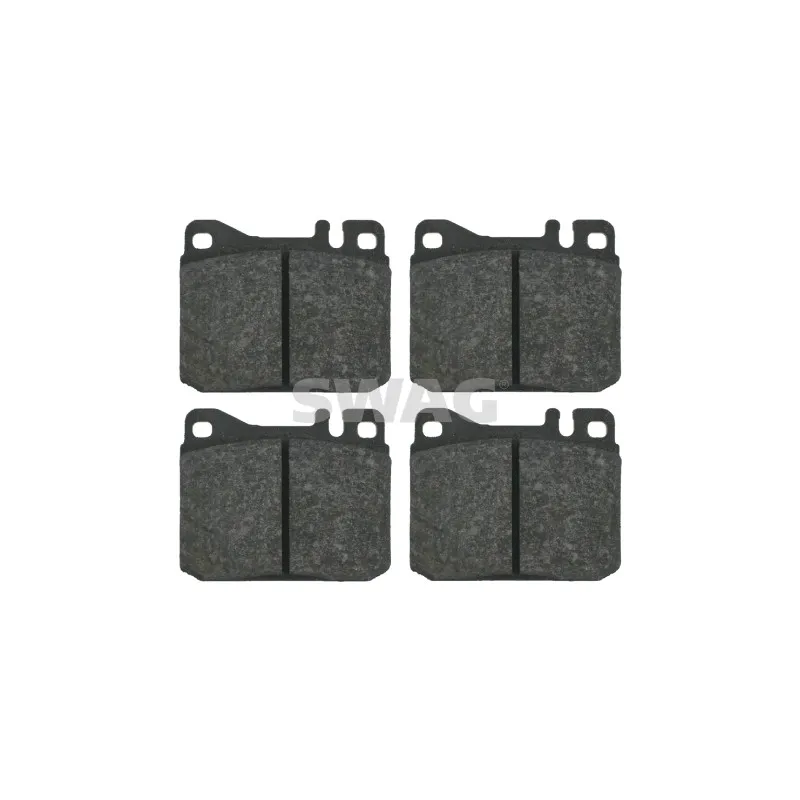 Jeu de 4 plaquettes de frein avant SWAG 10 91 6045