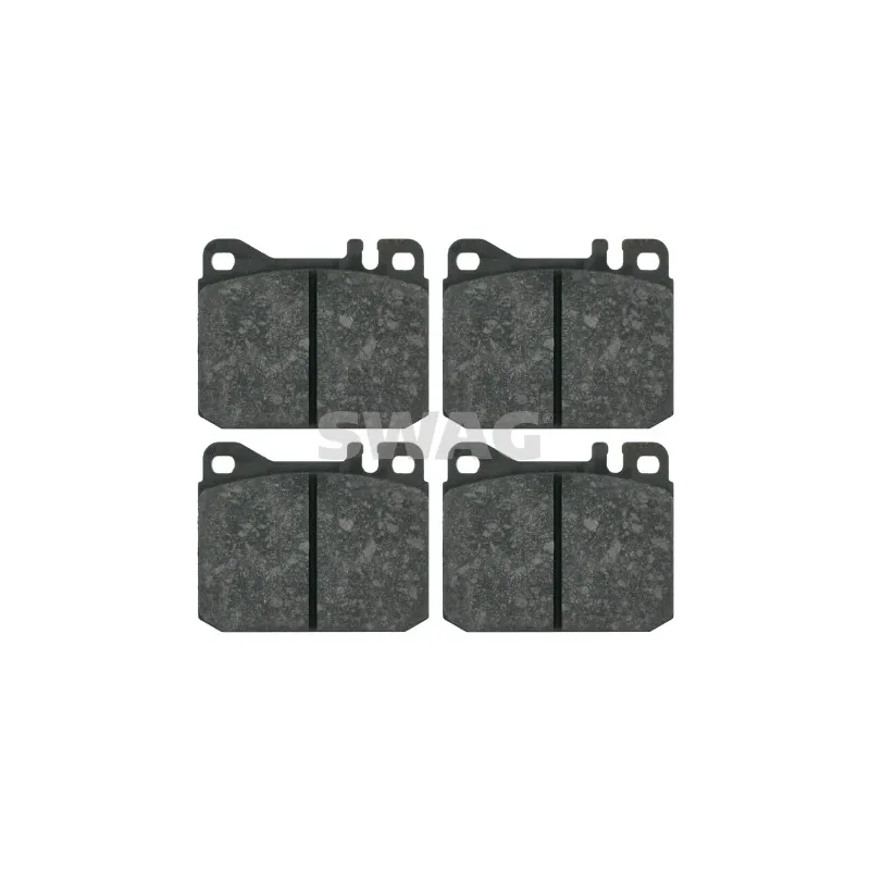 Jeu de 4 plaquettes de frein avant SWAG 10 91 6057