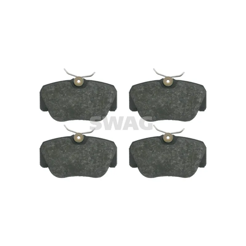 Jeu de 4 plaquettes de frein avant SWAG 10 91 6061