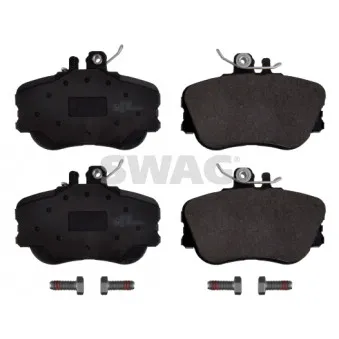 Jeu de 4 plaquettes de frein avant SWAG