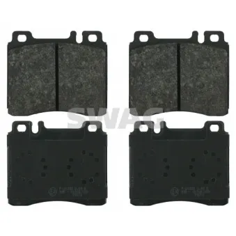 Jeu de 4 plaquettes de frein avant SWAG