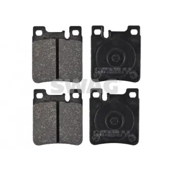 Jeu de 4 plaquettes de frein arrière SWAG