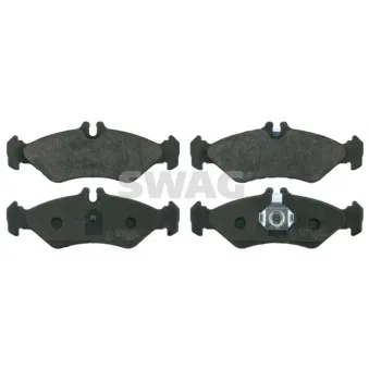 Jeu de 4 plaquettes de frein arrière SWAG