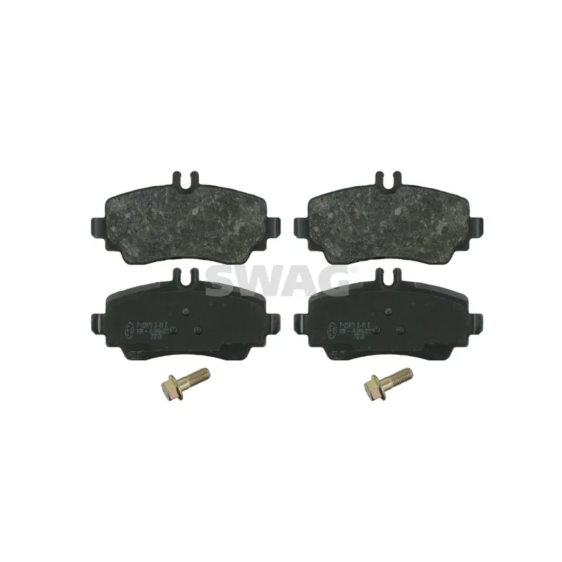 Jeu de 4 plaquettes de frein avant SWAG 10 91 6373