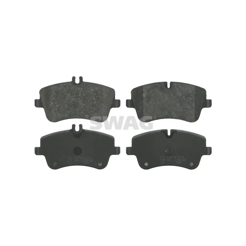 Jeu de 4 plaquettes de frein avant SWAG 10 91 6378