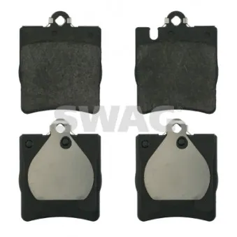 Jeu de 4 plaquettes de frein arrière SWAG