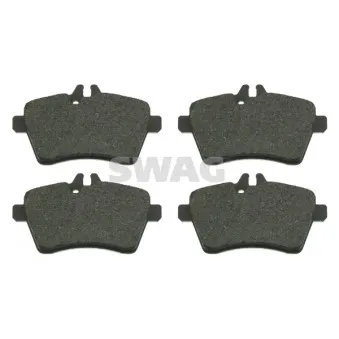 Jeu de 4 plaquettes de frein avant SWAG