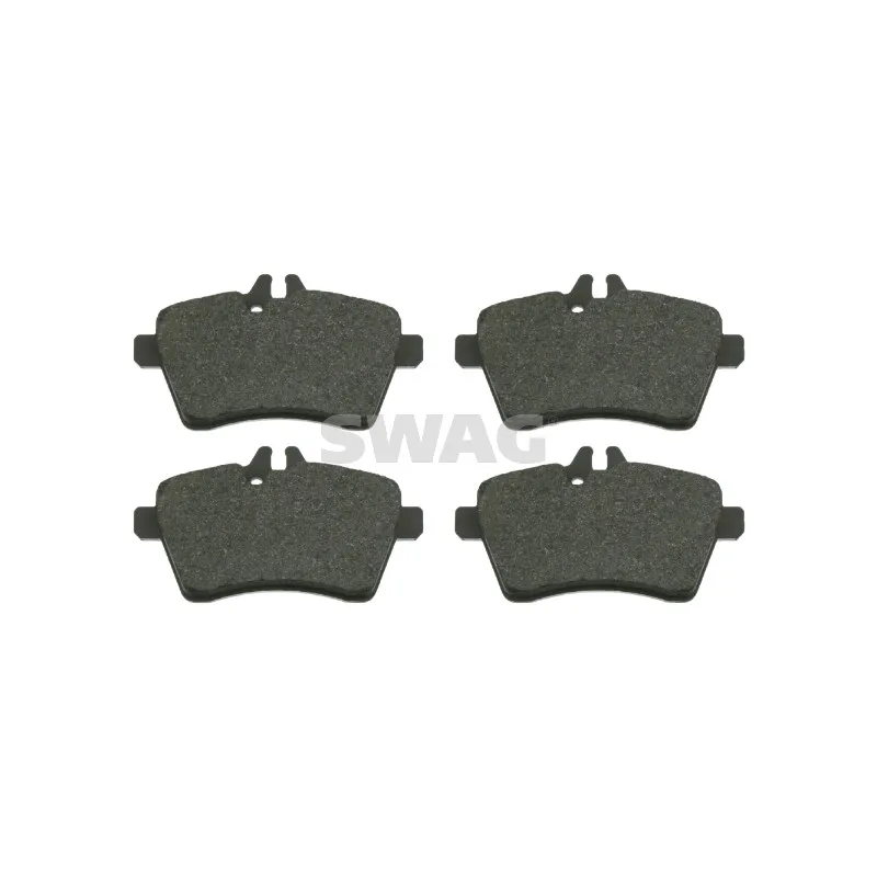 Jeu de 4 plaquettes de frein avant SWAG 10 91 6536