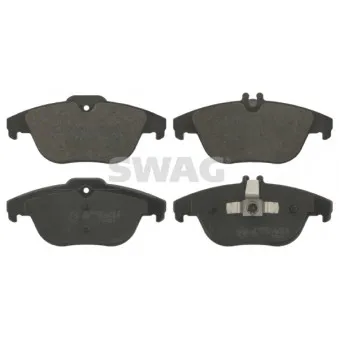 Jeu de 4 plaquettes de frein arrière SWAG