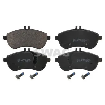 Jeu de 4 plaquettes de frein avant SWAG