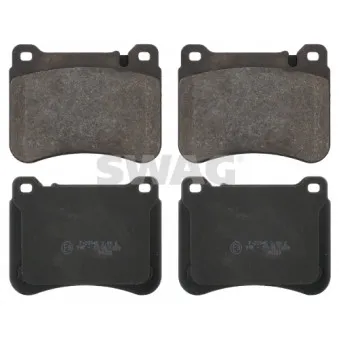 Jeu de 4 plaquettes de frein avant SWAG 10 91 6751