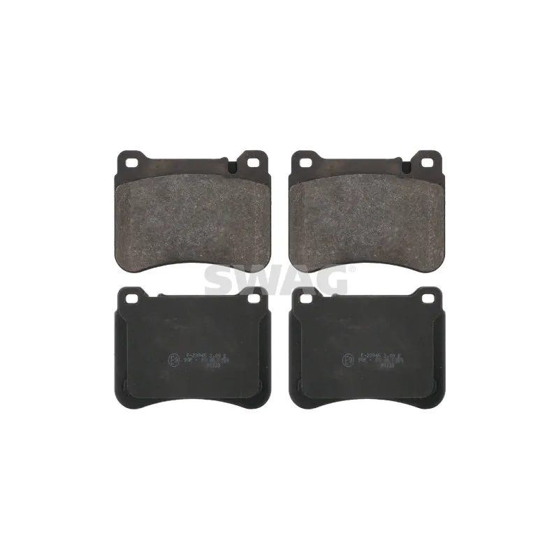 Jeu de 4 plaquettes de frein avant SWAG 10 91 6751