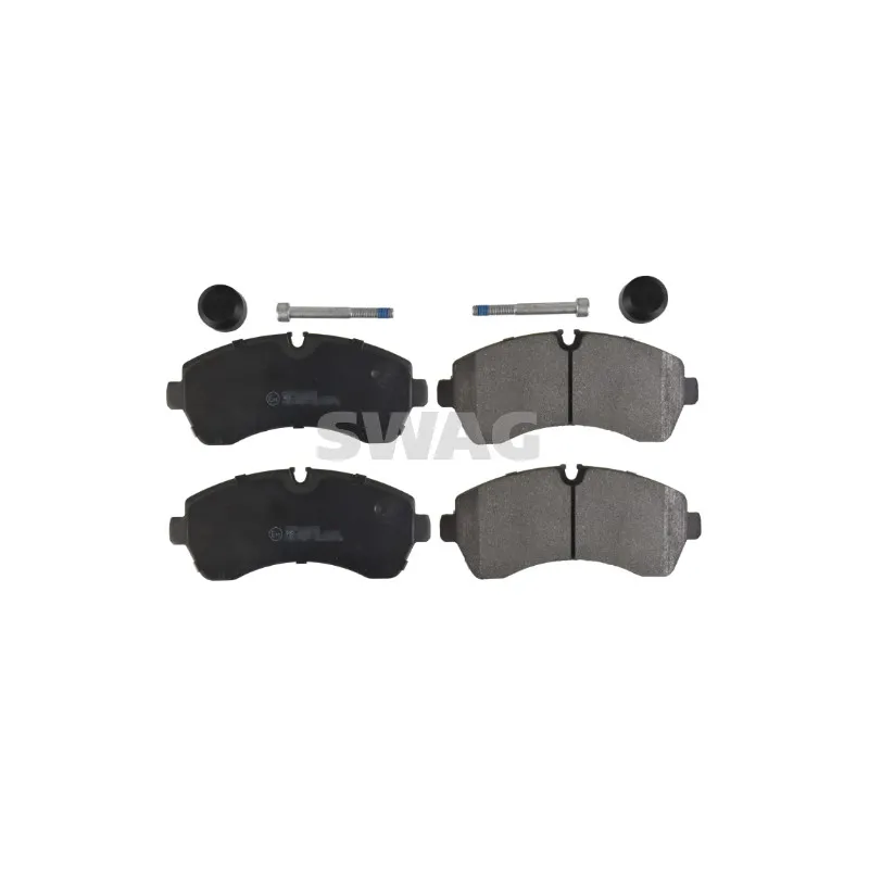 Jeu de 4 plaquettes de frein avant SWAG 10 91 6753