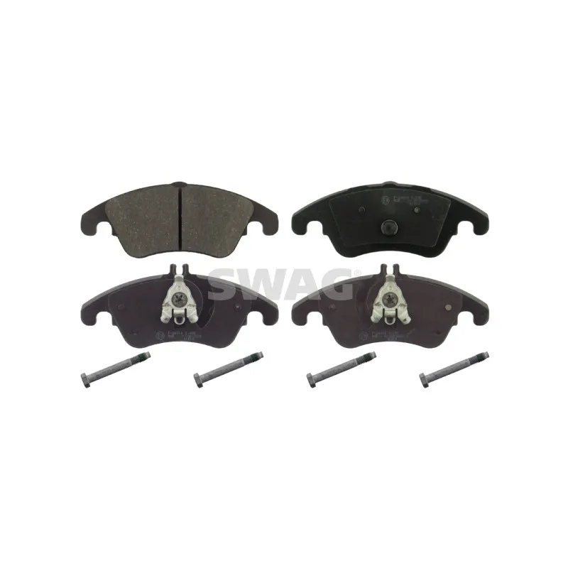 Jeu de 4 plaquettes de frein avant SWAG 10 91 6777