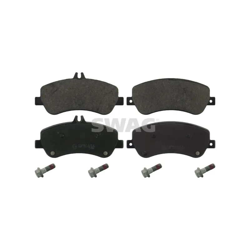 Jeu de 4 plaquettes de frein avant SWAG 10 91 6808
